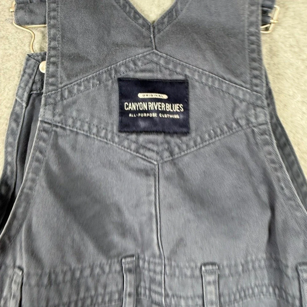 Canyon River Blues Kids Size 4 Cargo Overalls Blue Cotton Play Time Kidcore